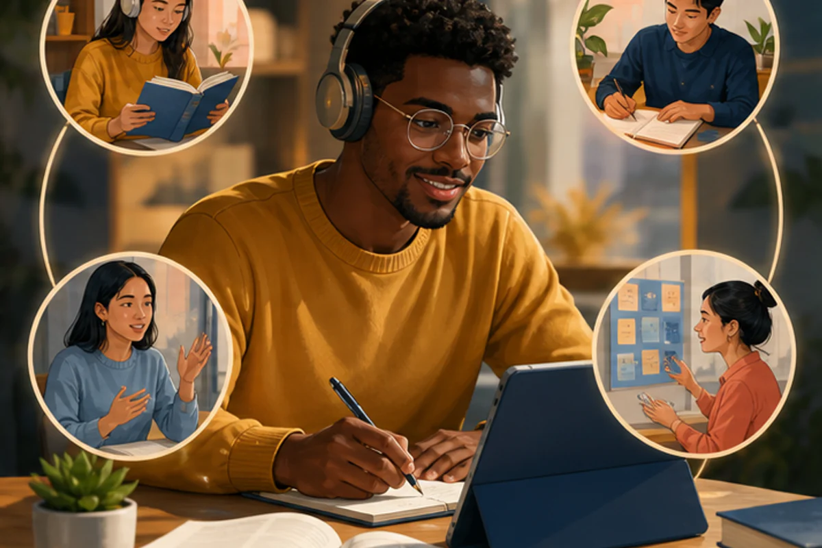 Build a balanced language routine with input, retrieval and conversation