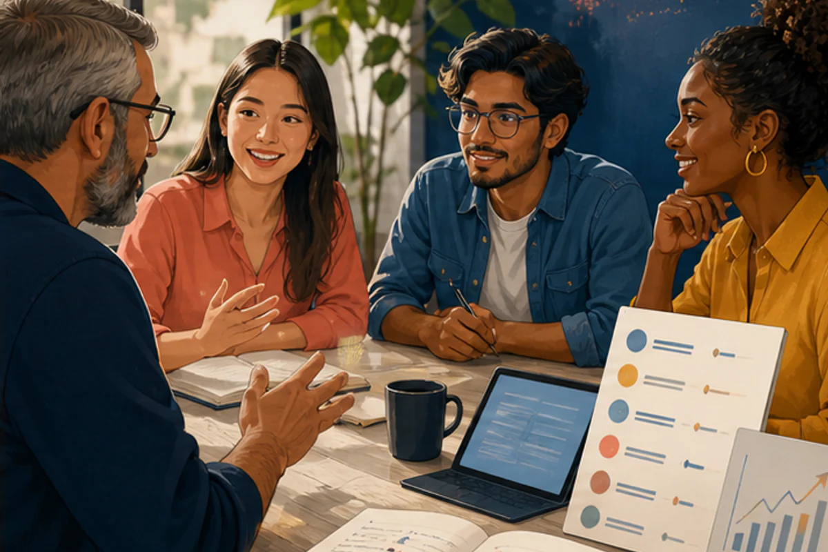 Measure language progress with real communication and feedback